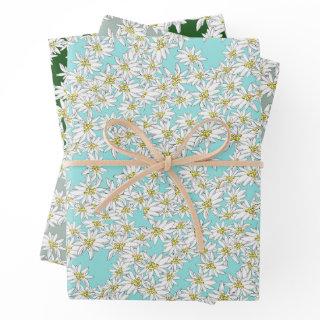 Edelweiss Hand-Drawn Sound of Music Alpine Floral   Sheets