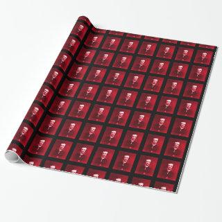Edgar Allan Poe in Red