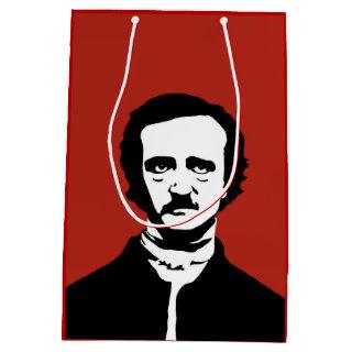 Edgar Allan Poe Silhouette Medium Gift Bag