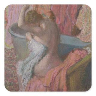 Edgar Degas | Bather Square Sticker