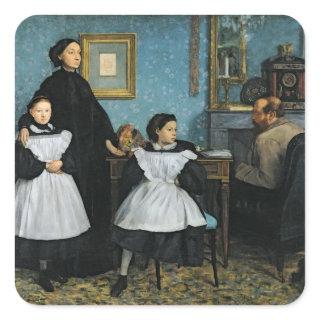 Edgar Degas | The Bellelli Family, 1858-67 Square Sticker