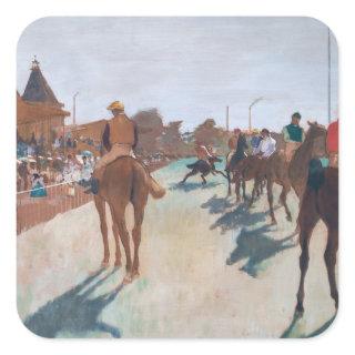Edgar Degas - The Parade Square Sticker