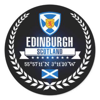 Edinburgh Classic Round Sticker