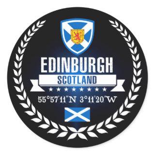 Edinburgh Classic Round Sticker