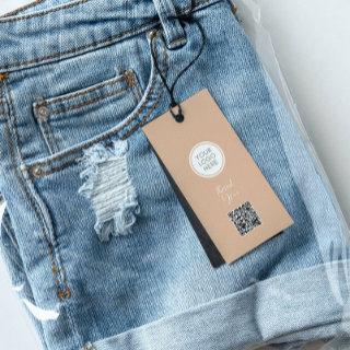 Editable Clothes Retail with QRcode tag