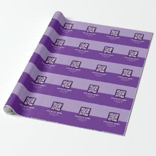 Editable Modern QR code Template | Purples