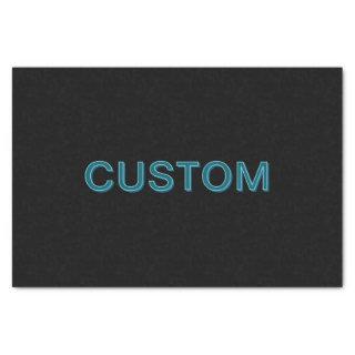 Editable Outlined Lettering w/Drop Shadow  Tissue Paper