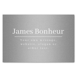 Editable Promotional Template for Business etc. Tissue Paper