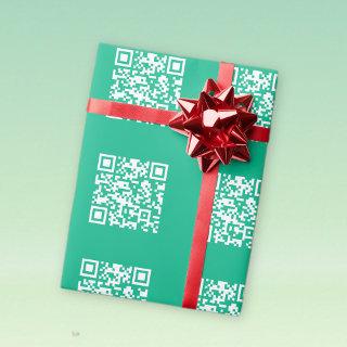 Editable QR Code Generate Your Own |  Teal Green