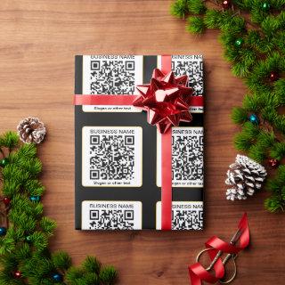 Editable Scannable QR code + Your Business Name