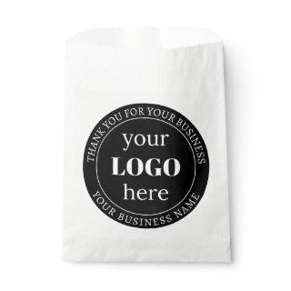 Editable Text & Your Logo or other Design  Favor Bag