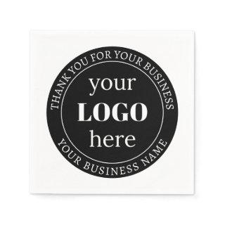 Editable Text & Your Logo or other Design  Napkins