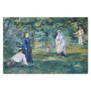 Edouard Manet - A Game of Croquet Tissue Paper