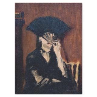 Edouard Manet - Berthe Morisot with a Fan Tissue Paper