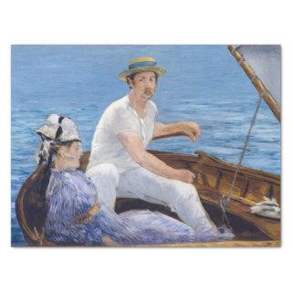 Edouard Manet - Boating Tissue Paper