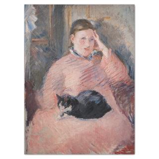 Edouard Manet - Woman with a Cat Tissue Paper