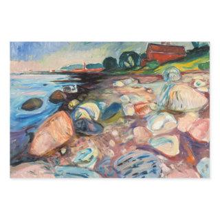 Edvard Munch - Shore with Red House  Sheets