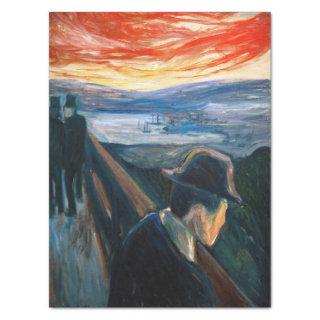 Edvard Munch - Sick Mood at Sunset, Despair 1892 Tissue Paper