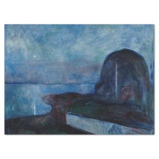 Edvard Munch - Starry Night 1893 Tissue Paper