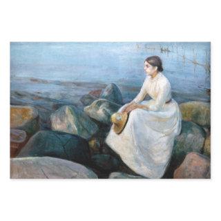 Edvard Munch - Summer Night, Inger on the Beach  Sheets