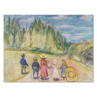 Edvard Munch - The Fairytale Forest Tissue Paper