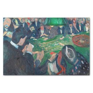 Edvard Munch - The Roulette Table in Monte Carlo Tissue Paper