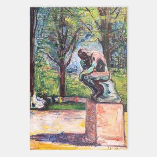 Edvard Munch - The Thinker by Rodin  Sheets