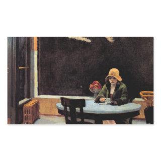 edward hopper paintings art  rectangular sticker