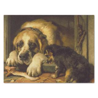 Edwin Henry Landseer | Doubtful Crumbs Decoupage Tissue Paper