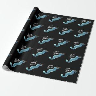 Eelin Great Funny Slippery Eel Pun Dark BG