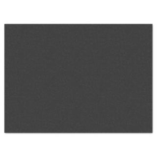 Eerie Black Solid Color Tissue Paper