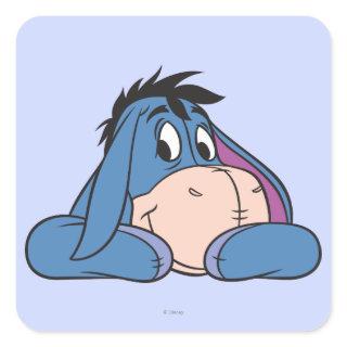 Eeyore 3 square sticker