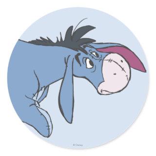 Eeyore 9 classic round sticker