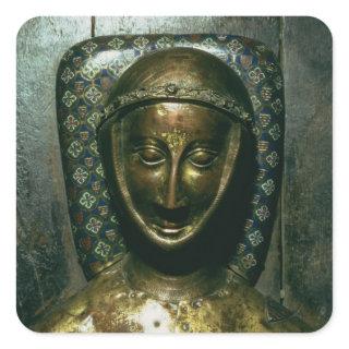 Effigy of William de Valence  Earl of Pembroke Square Sticker