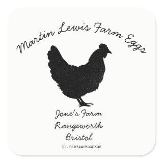 Egg Carton Label customize egg box free range