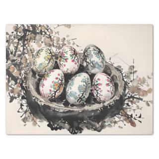 Egg Ink Painting Decoupage Tissue Paper