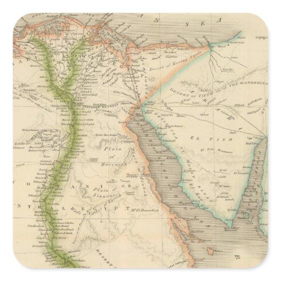 Egypt 8 square sticker