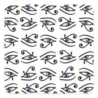 Egyptian Eye of Horus or wadjet Square Sticker
