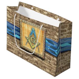 Egyptian Pyramid Square Compass Large Gift Bag