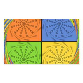 Egyptian Seamless set fabric pattern Rectangular Sticker