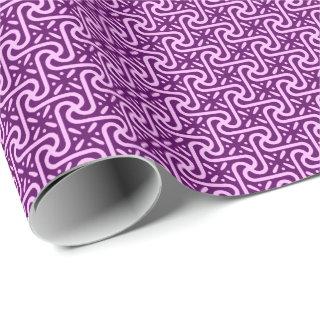 Egyptian tile pattern, amethyst and orchid