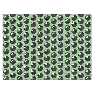 Eight Ball Y2K Snooker 90s sage green Tissue Paper