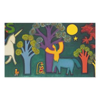 El Bosque Magico de Lucas 2009 Rectangular Sticker
