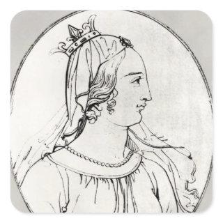 Eleanor of Aquitaine Square Sticker