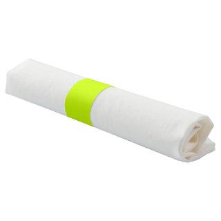 Electric Lime Solid Color Napkin Bands