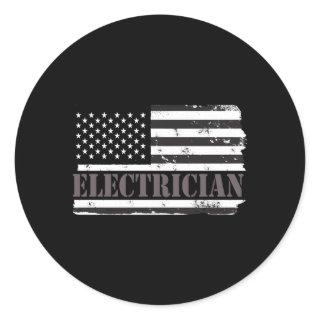 Electrician For Classic Round Sticker