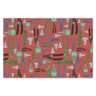 Electrician Gifts - Construction Tools Tissue Paper