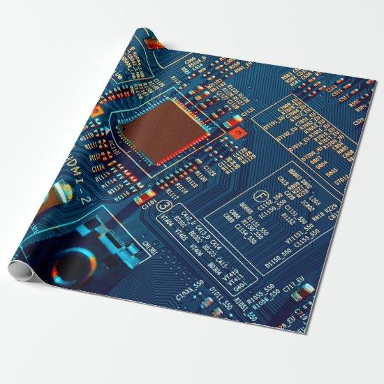Electronic circuit board close up. electronic,micr