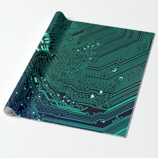 Electronic circuite board background,abstract,blue