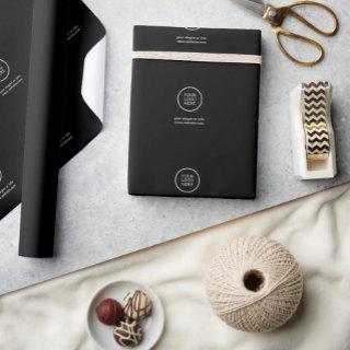 Elegant Black retail  with logo